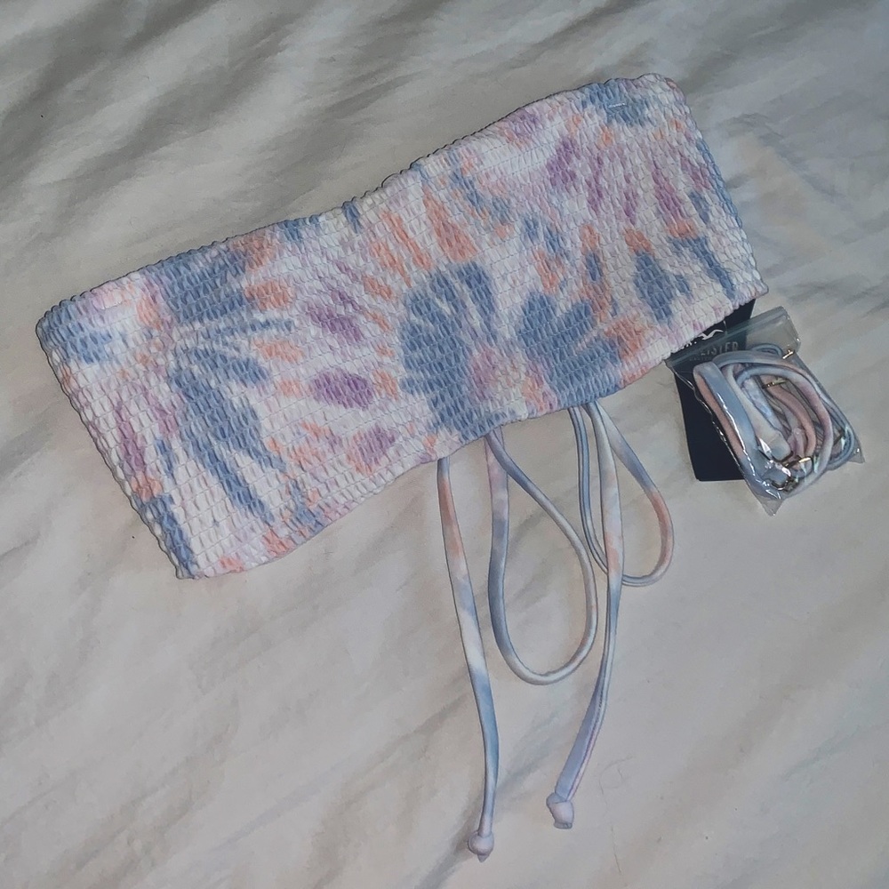 tie dye bikini top